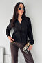 Women's Tie-Detail Shirt – Stylish Blouse with Light Texture - 2