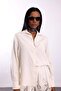 Beige 100% Lyocell Relax Fit Shirt 25Y118 - 5