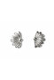 Daisy Patterned Stone Earrings - 2
