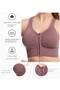 Front Zipper Sports Bra for Women High Support Running Workout Gym Workout Training Yoga Fitness - 5