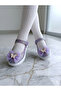 Girls' Stylish Ballet Flats with Butterfly Bows and Shiny Silver Finish - 6