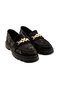 Mdl 758 Satin Butterfly Stone Detailed Loafer - 2