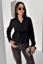 Women's Tie-Detail Shirt – Stylish Blouse with Light Texture - 5
