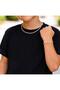 Boy's Steel Necklace Bracelet Set 316 L Tarnish Resistant Steel - 2