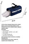 Navy Blue Shoes and Sports Bag with Thermal Compartment - 3
