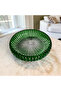 Stria Handcrafted Cut Crystal Glass Pedestal Presentation Bowl - 28 cm - 3