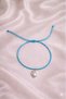 Pearl-Looking Heart Detailed Adjustable Anklet