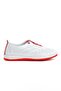 Women's Genuine Leather Self-Patterned Light Sole Comfortable White-Red Casual Women's Daily Shoes - 4