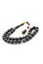 Systematic Globe Cut Large Size Black Ram's Horn Prayer Beads - 3