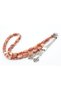 Capsule Cut Mixed Red Beirut Amber Prayer Beads - 2