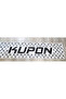 Kupon White - Black Pattern Anti-Slip Torpedo Towel - Car Floor Mat