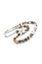 Sphere Cut White Brown Beirut Amber Prayer Beads 10 mm - 3
