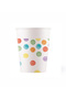 Colorful Polka Dot Paper Party Cups 8-9 oz - Birthday and Celebration Supplies (100 Pieces) - 4
