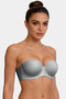 Wireless Half-Support Padded Seamless Strapless Laser Bra