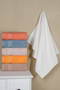 Aura Hand Towel Set of 6 Bamboo Combed Cotton 50X90 cm – Absorbent, Soft, Durable Towel - Luxury - 1350 Gr - 4