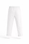 Boys' 8-12 Years Old Diagonal Pique Fabric Jogger Pants with Side Pockets - 3