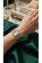 Queen Women's Steel Watch Silver with Stones Rectangular Case Vintage Luxury Elegant |   Stylish Women's Wristwatch 2026 - 2