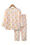 Boys 100% Cotton Muslin Pizza Print Pyjama Set - 2