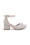 Printed Glittery and Stoned Bowknot Girls' Heeled Evening Dress Shoes - 2