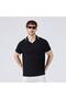5Sm5491-Bk Polo Collar Men's T-Shirt - Black