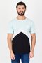 Men Crew Neck Short Sleeve Embroidered Logo T-Shirt, Multicolor