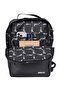 Para John Modbloc 16” Laptop Backpack PVC Leather Business Office Bag Black - 5