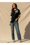 Regular Fit Cotton T-shirt with Crochet Detail - 3