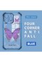 iPhone 15 Pro Compatible Camera Protected Transparent Soft Silicone Phone Case Butterfly Pattern