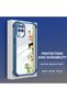 Samsung Galaxy M12 Compatible Camera Protected Transparent Soft Silicone Phone Case Cat Pattern - 3