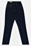 Women Regular Fit Solid Straight Leg Jeans, Navy - 3