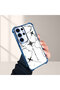 Samsung Galaxy S24 Ultra Compatible Camera Protected Transparent Soft Silicone Phone Case Airplane Pattern - 2