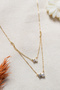 Women's Double Chain Gold Plated Necklace