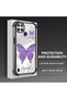 Realme C21Y Compatible Camera Protected Transparent Soft Silicone Phone Case Butterfly Pattern - 3