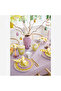 Lily & Lotus Yellow Porcelain Petit Four Plate 12 cm - 4