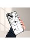 حافظة هاتف من السيليكون الناعم الشفاف متوافقة مع هاتف iPhone 14 Plus، نمط طائرة - 2