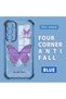 Samsung Galaxy A05S Compatible Camera Protected Transparent Soft Silicone Phone Case Butterfly Pattern
