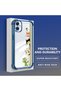 Samsung Galaxy A05 Compatible Camera Protected Transparent Soft Silicone Phone Case Cat Pattern - 3