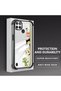 Realme C21Y Compatible Camera Protected Transparent Soft Silicone Phone Case Cat Pattern - 3
