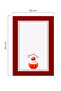 STRAWBERRY-2 منشفة/فوطة مطبخ مزخرفة باللون الوردي بنمط كعكة الفراولة 35x55 - 3
