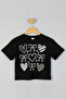 Girl's Cotton Crop T-Shirt - 3