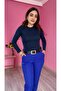 Beltless Women's Double Fabric Trousers - 5
