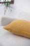 2-Piece Linen Look Cushion Cover with Zipper Modern Decorative Pillowcase Yellow - 4