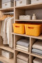 2-Piece Multi-Purpose Storage Box with Lid - In-Cabinet Organizer 17 Liters