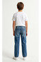 Teen Boys Classic Blue Straight‑Fit Jeans - 2