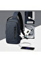 Compact Anti-Theft Sling Backpack – Waterproof Crossbody Travel Bag for Men & Women, USB Charging - 2
