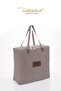 Double Sided Soft Dreams Natural Single Bedspread Set Brown - 3