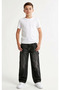Teen Boys Relaxed Fit Black Denim Jeans
