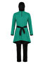 Beli Belted Half Zipper Elegance Hijab Swimsuit 2600-02 Green - 5