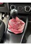 Hologram Dotted Gear Shift Cover Decoration Red - 2