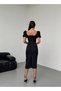 ruffle pearl detailed dress - 3